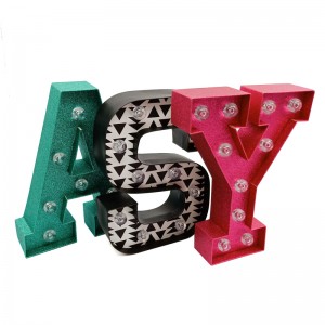 Пользовательские уникальные буквы A-Z формы подарочные упаковки цветочные ящики класса люкс с логотипом